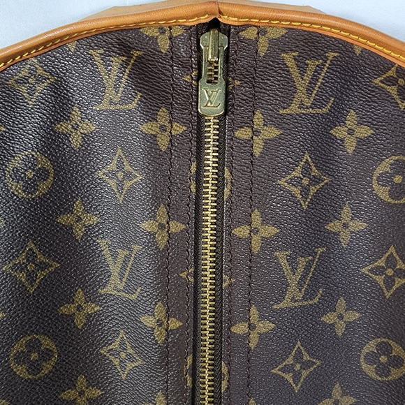 Vintage Louis Vuitton Malletier Monogram Coated Canvas Garment Bag RARE 60in - Picture 7 of 9